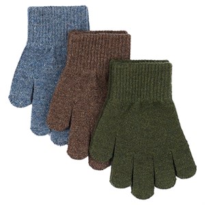 Mikk-Line - Magic Gloves 3 Pack, Duffel Bag/Chocolate Chip/Orion Bllue